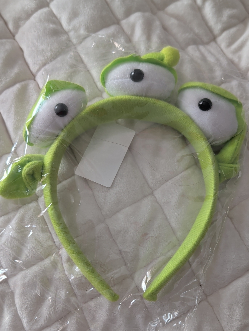 Amazon Green Plush Alien Eye Headband